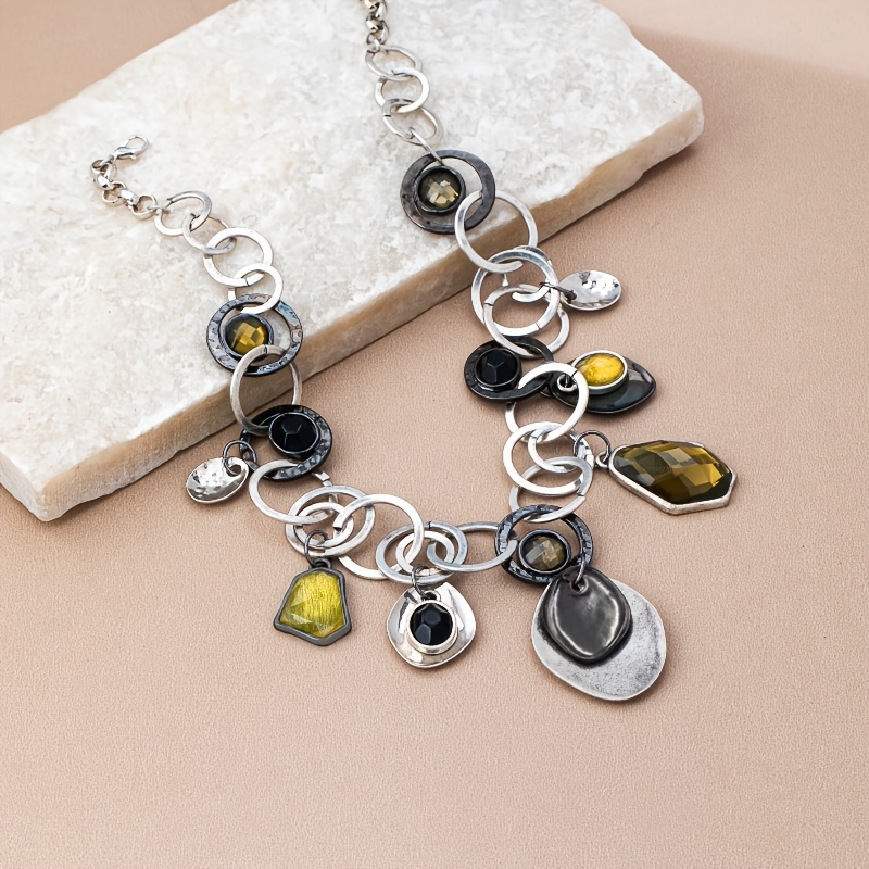 Bohemian Style Irregular High-End Geometric Hoop Necklace